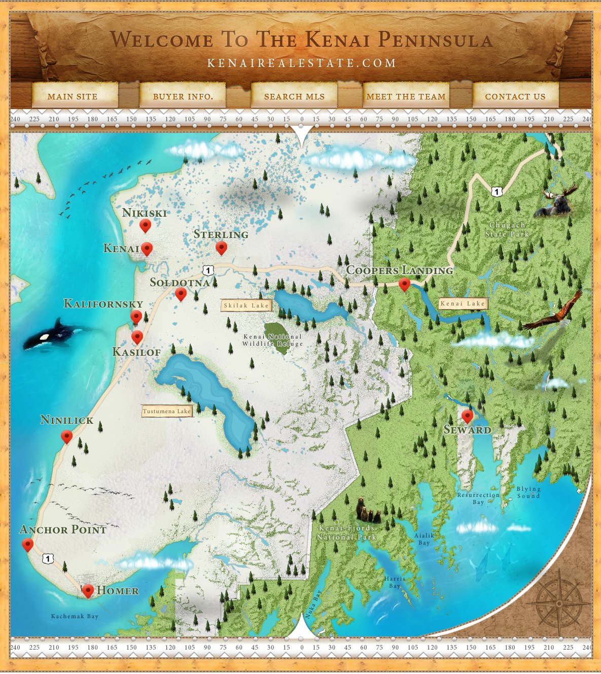 Custom Map - Kenai Map