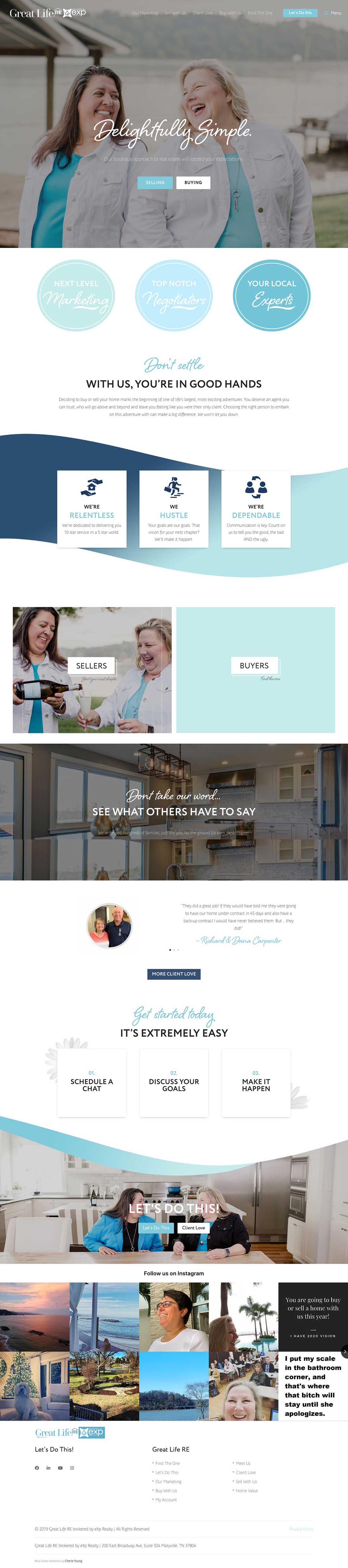 Real Estate Website on WordPress eXp Realty Agents
